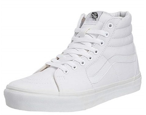 white vans shoes high tops