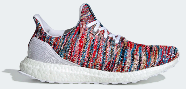 Download Adidas x Ultra Boost Missoni (White/Cyan-Red) Left Side ...