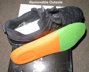 Indestructible Gravity Removable Insole